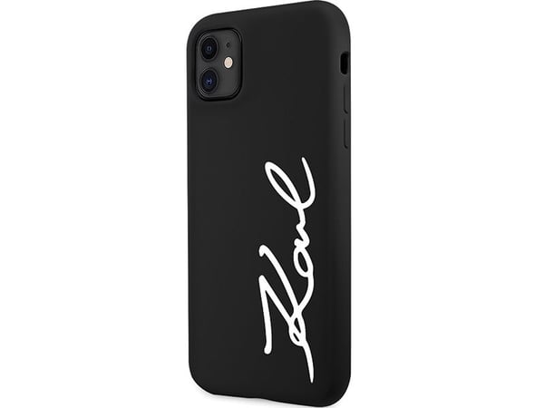 Karl Lagerfeld KLHCN61SKSVGK iPhone 11 / Xr 6.1" black/black hardcase Silicone Signature