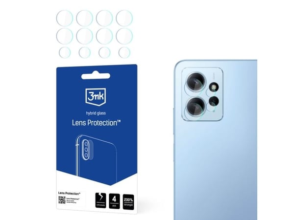 3MK hybridglass for kamera / objektiv XIAOMI REDMI 12 3mk fleksibelt glassobjektiv