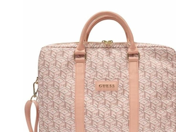 Guess bag Laptopveske 16 tommer GCube Stripes GUCB15HGCFSEP rosa