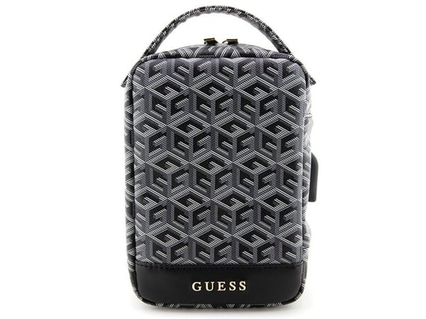 Guess veske GUHBHGCFSEK organizer svart/svart GCUBE STRIPE