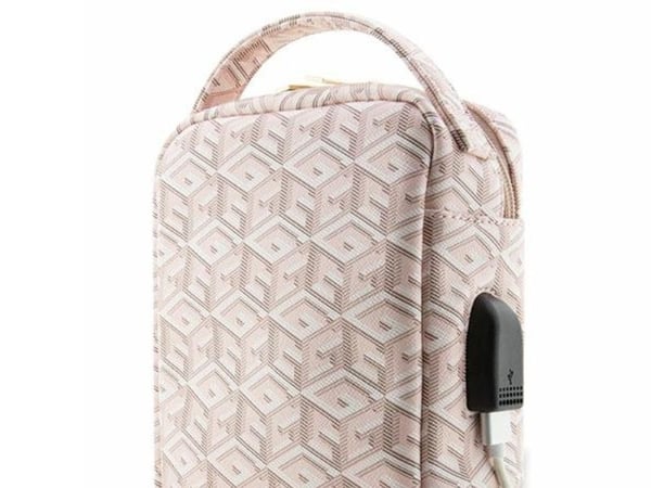 Guess GCube Stripe Travel universal bag - organizer för tillbehör (rosa)