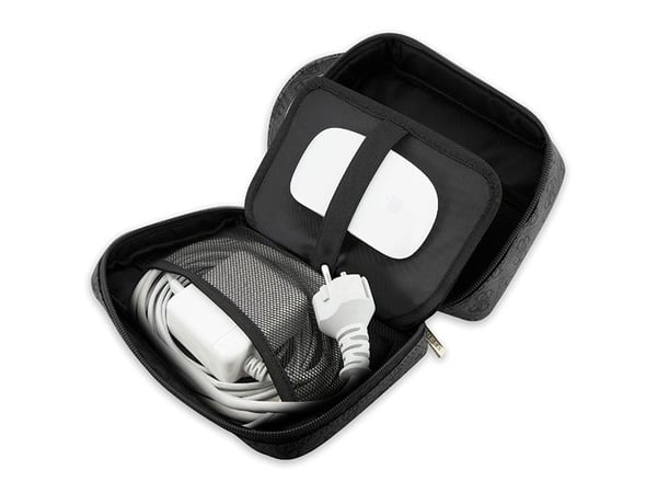 Guess veske GUHBP4RPSK organizer - svart/svart, 4G trykte striper