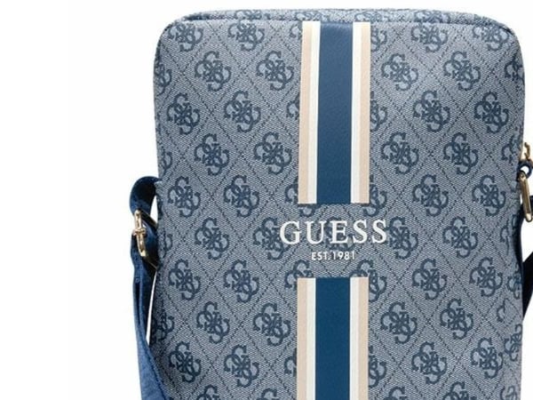 Guess laukku GUTB10P4RPSB 10" mėlynas/mėlynas 4G Stripes Planšetė laukku