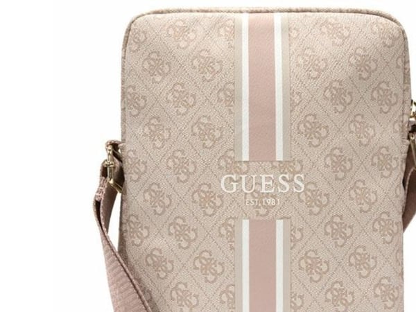 Guess surfplattfodral Guess 4G Stripes 10" - rosa