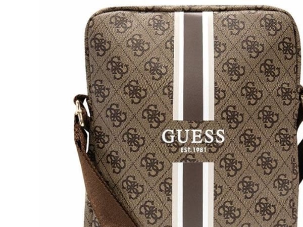 Guess 4G Stripes surfplattväska 10" - tabletväska (brun)