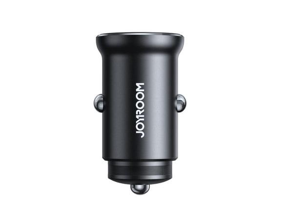 Joyroom JR-CCN06 30W 2x USB-C mini billader metall - svart