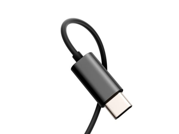 Joyroom TYPE-C Series JR-EC07 USB-C in-ear-hodetelefoner i metall - svart