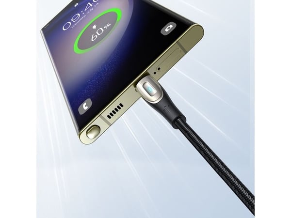 Joyroom Star-Light Series SA27-CC5 USB-C til USB-C-kabel 100W 1,2 m - svart