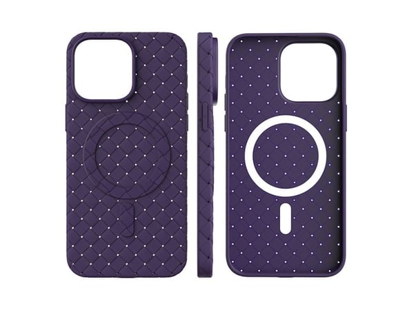 MagSafe Woven -kotelo iPhone 15:lle - violetti