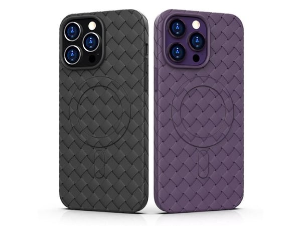 MagSafe Woven -kotelo iPhone 15:lle - violetti