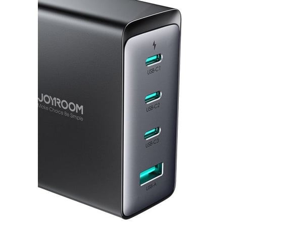 GaN-lader UK Joyroom JR-TCG05UK 140W 3x USB-C USB-A + USB-C / USB-C-kabel 240W 1,2m
