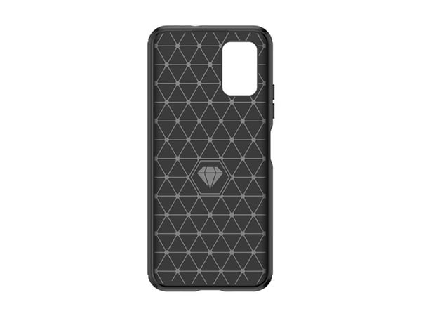 Karbon-etui i silikon til Nokia C300 - svart