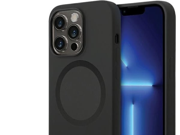 BMW BMHMP14XSILBK2-deksel til iPhone 14 Pro Max 6,7" - svart Signature Liquid Silicone MagSafe