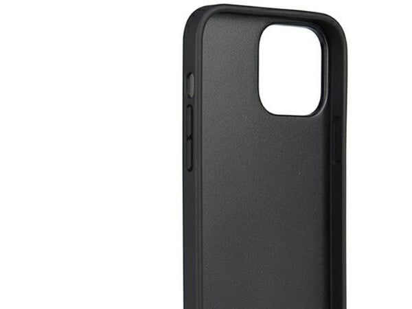 Audi ekte skinn-etui til iPhone 13 Pro / 13 6.1" - svart/sort hardcase AU-TPUPCIP13P-Q8/D1-BK