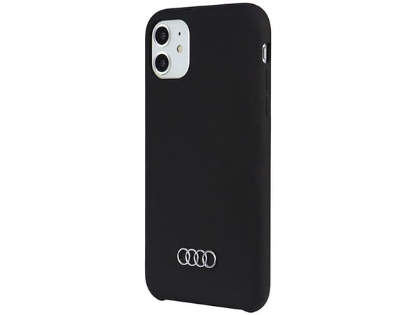 Audi silikondeksel til iPhone 11 / XR 6,1" - svart/svart hardcase