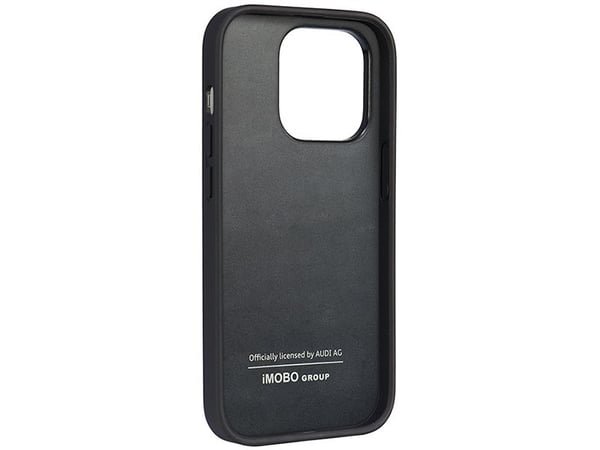 Audi kunstlær iPhone 14 Pro 6,1" svart/svart hardcase AU-TPUPPCIP14P-TT/D1-BK