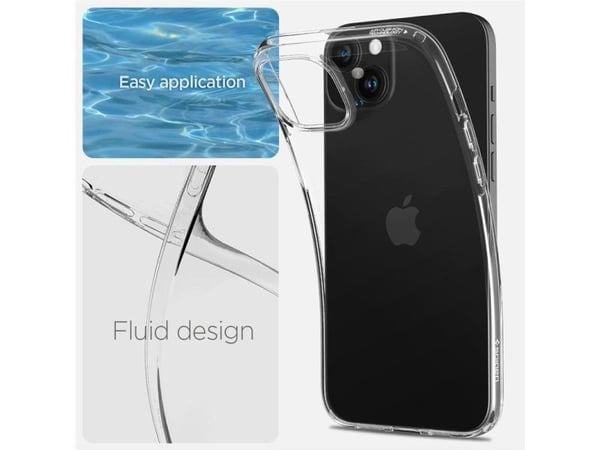 Spigen Crystal Flex-deksel for iPhone 15 Plus - klar