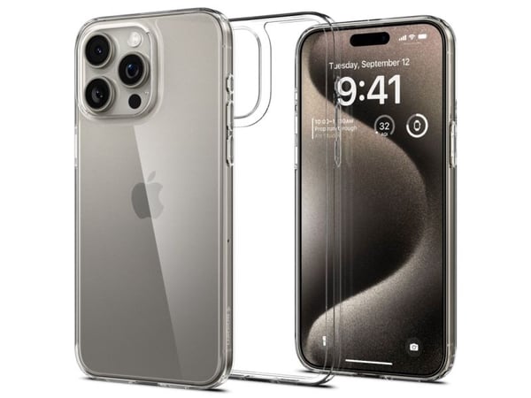 Spigen ACS06554, Suojus, Apple, iPhone 15 Pro Max, 17 cm (6.7"), Läpinäkyvä