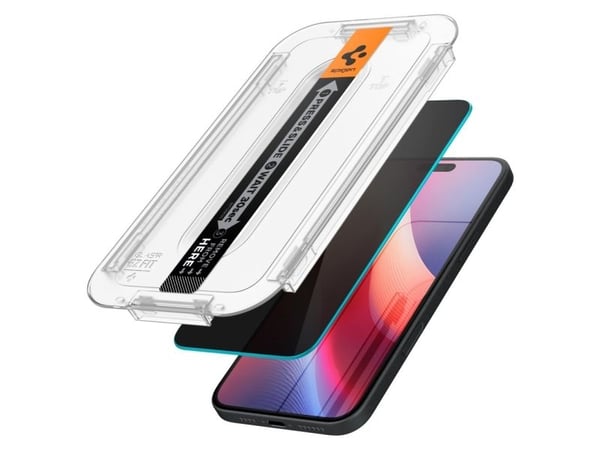 Spigen AGL06905, Apple, iPhone 15, Ripebestandig, Gjennomsiktig, 1 stykker