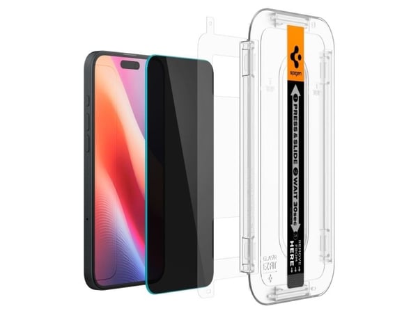 Spigen AGL06905, Apple, iPhone 15, Ripebestandig, Gjennomsiktig, 1 stykker