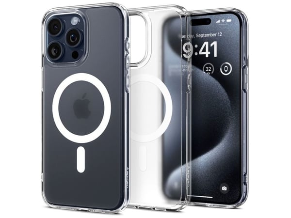 Spigen ACS06719, Suojus, Apple, iPhone 15 Pro, 15,5 cm (6.1"), Läpinäkyvä