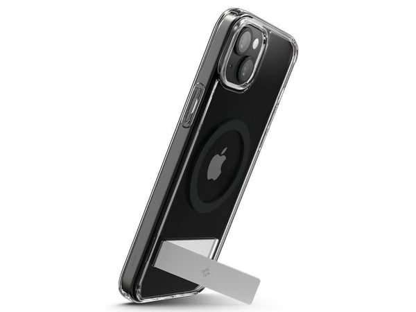 Spigen Ultra Hybrid S MagSafe-etui med stativ for iPhone 15 Plus - Svart