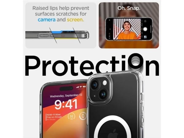 Spigen Ultra Hybrid S MagSafe, krystallklar - iPhone 15 Plus