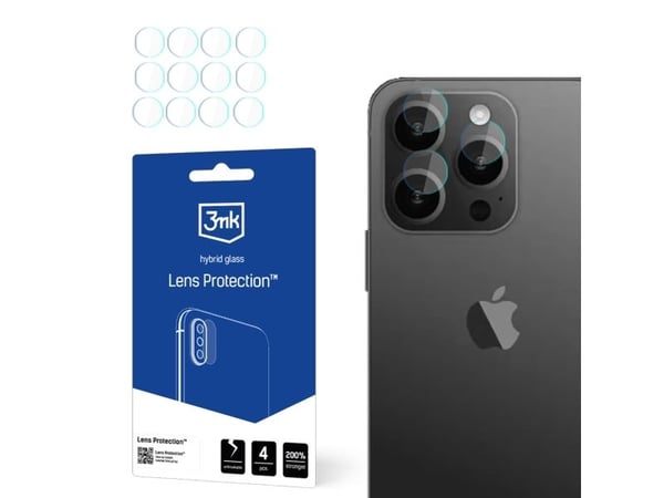 3MK Lens Protection, iPhone 15 Pro, 1 stykker