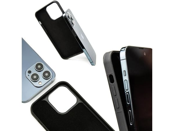 BeWood Etui z drewna i żywicy på iPhone 15 Plus Bewood Unique Turquoise - turkusowo-sort