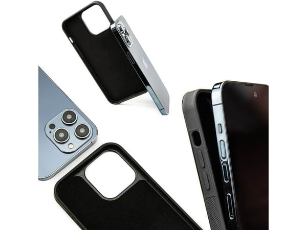BeWood Etui z drewna i żywicy på iPhone 15 Plus MagSafe Bewood Unique Orange - pomarańczowo-sort