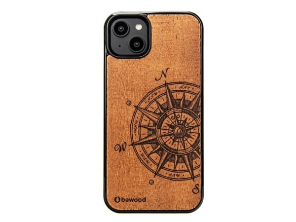 Bewood Traveler Merbau-träskal för iPhone 15 Plus