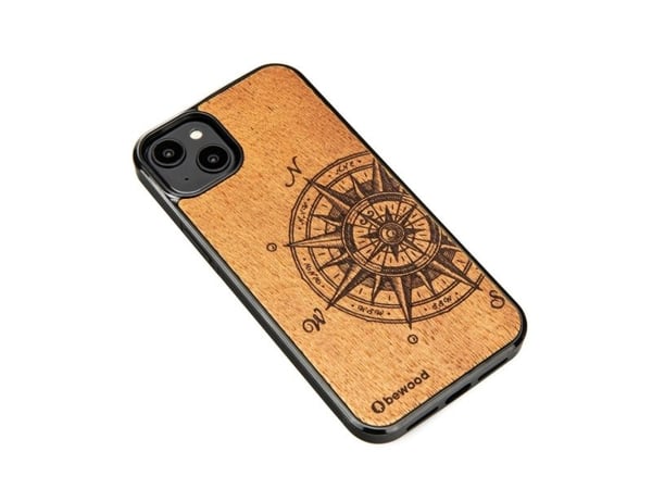Bewood Traveler Merbau-träskal för iPhone 15 Plus