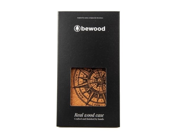 Bewood Traveler Merbau-träskal för iPhone 15 Plus