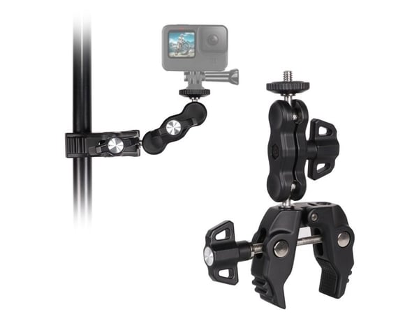 Hurtel klemmefeste til kamera og sportkamera GoPro