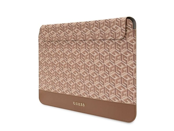 Guess GCube Stripes datamappe/etui til bærbar 16" (brun)