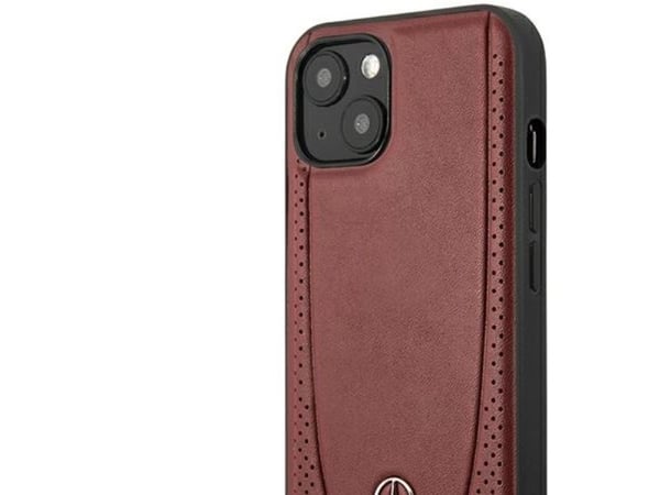 Mercedes MEHCP15SARMRE iPhone 15 6,1" rød/rød hardcase i skinn Urban Bengale