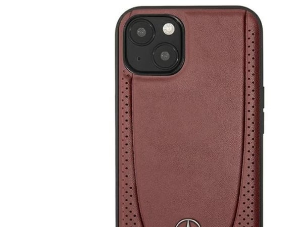 Mercedes MEHCP15SARMRE iPhone 15 6,1" rød/rød hardcase i skinn Urban Bengale