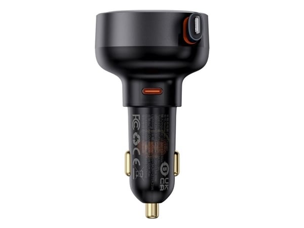 Baseus Enjoyment Pro USB-C (naaras) / Lightning (uros) 60W autolaturi - musta