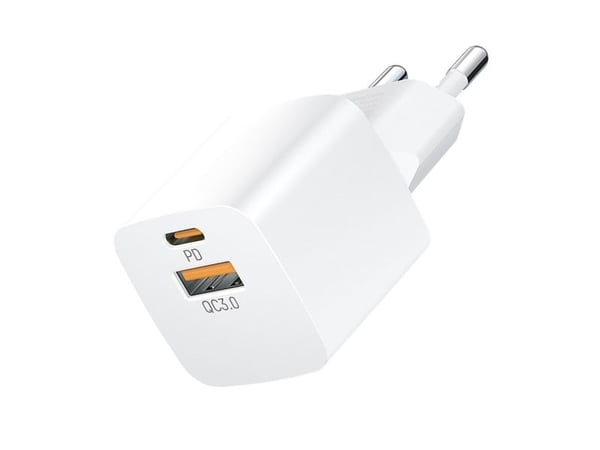 Wozinsky nettlader Wozinsky CMWCW 20W USB-C/USB-A hvit