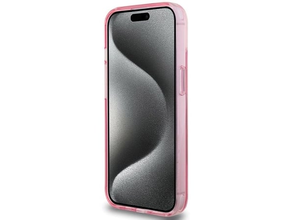 Karl Lagerfeld KLHMP15SHMRSCHP iPhone 15 / 14 / 13 6.1" rosa/rosa hardcase Ringstativ Choupette Head MagSafe