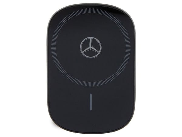 Mercedes Silver Star MagSafe – magnetisk bilholder med trådløs lading 15W (svart)