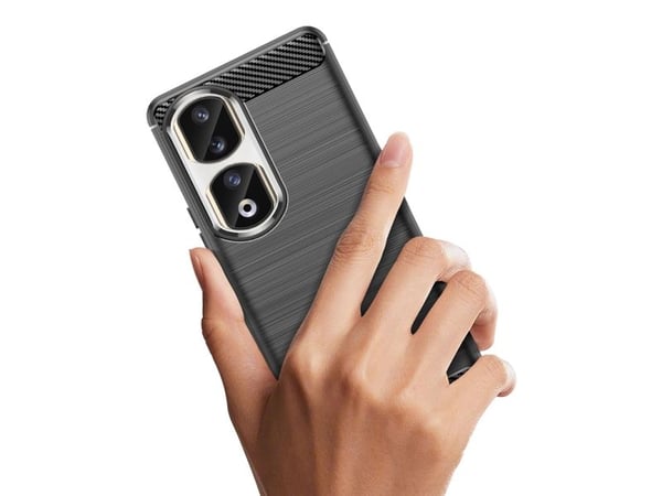Hurtel Etui Carbon Case do Honor 90 Pro - czarne