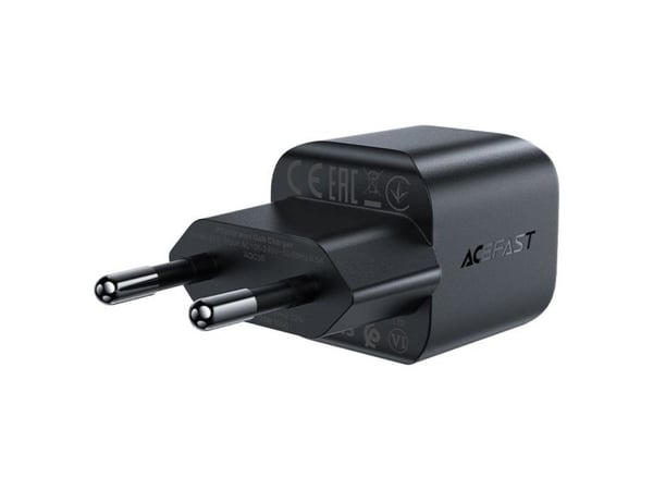 Acefast A73 Mini PD 20W GaN USB-C nettlader - svart