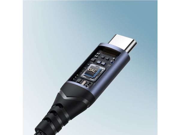 Joyroom AV-adapter DAC SY-C01 USB-C till 3,5 mm mini jack - svart