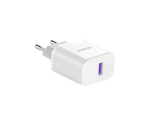 Dudao A20EU nätladdare USB-A 18W – vit