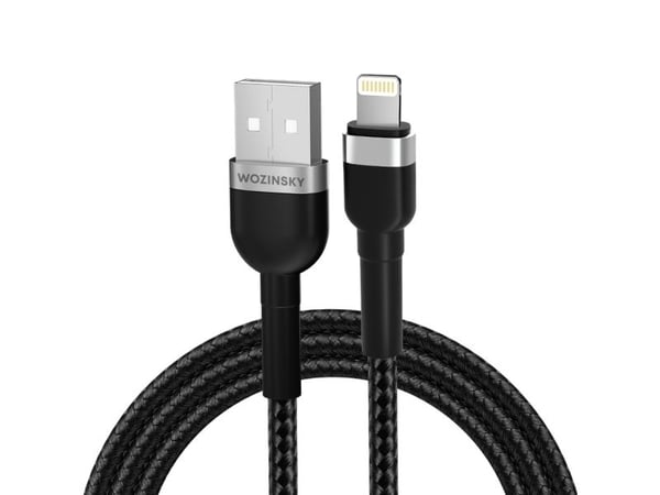 Wozinsky USB-A - Lightning-kaapeli 2 m musta (5907769308703)