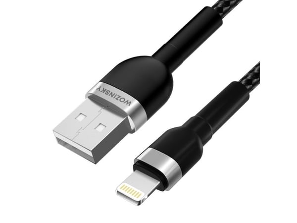 Wozinsky USB-A - Lightning-kaapeli 2 m musta (5907769308703)