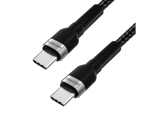 Wozinsky USB-C till USB-C kabel 2 m svart (5907769308741)