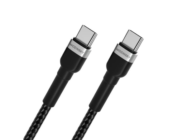 Wozinsky USB-C till USB-C kabel 2 m svart (5907769308741)