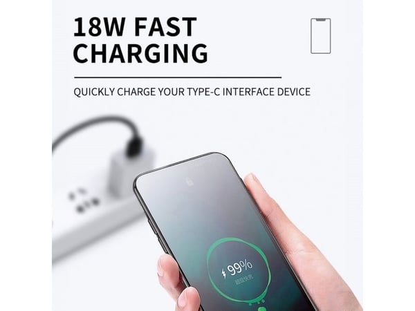 USB-kabel Wozinsky USB-A til 2x USB-C + Lightning 1 m svart (5907769308819)